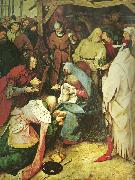 Pieter Bruegel konungarnas tillbedjan painting